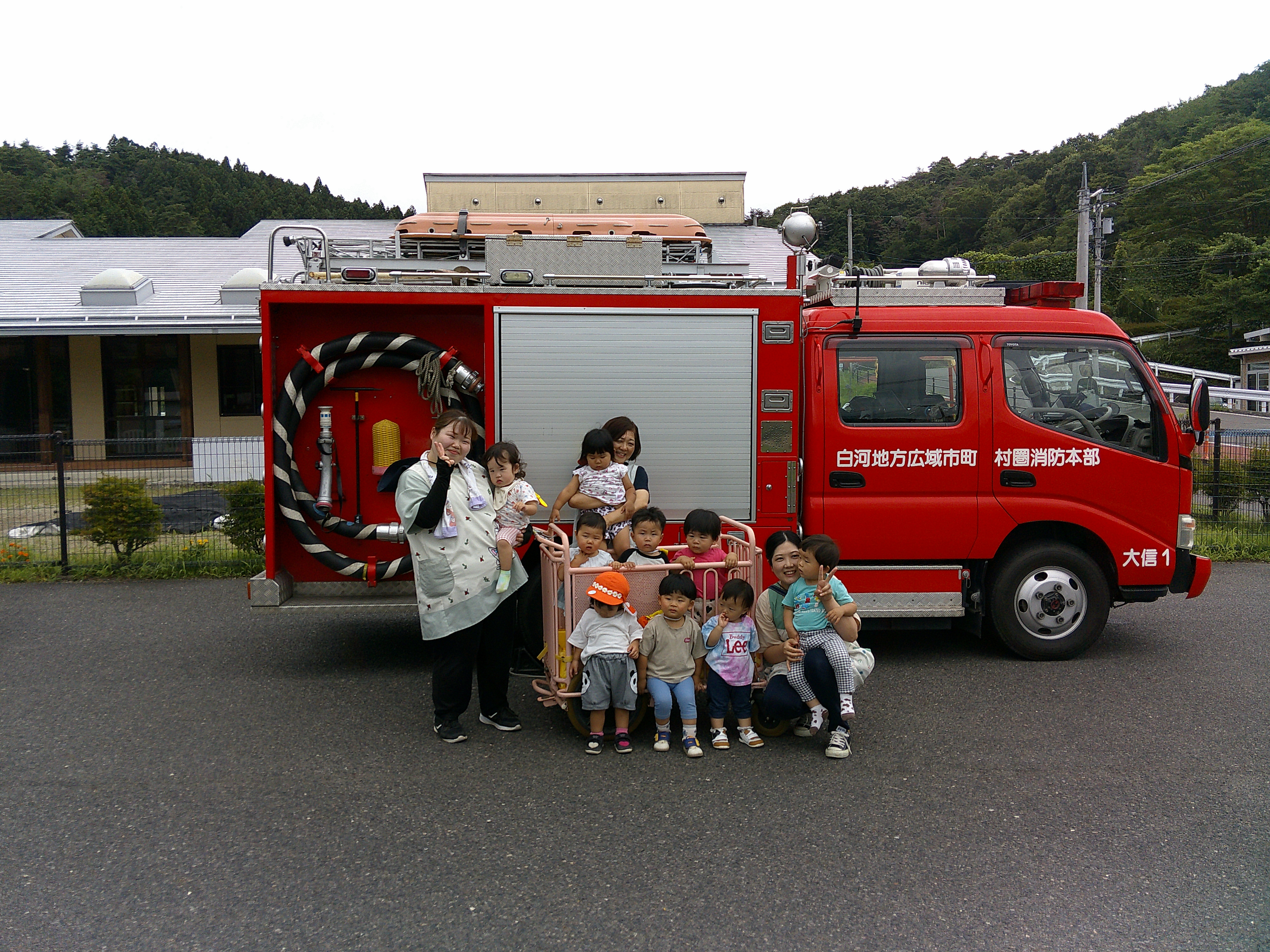 たいしん保育園で避難訓練が実施されました！！