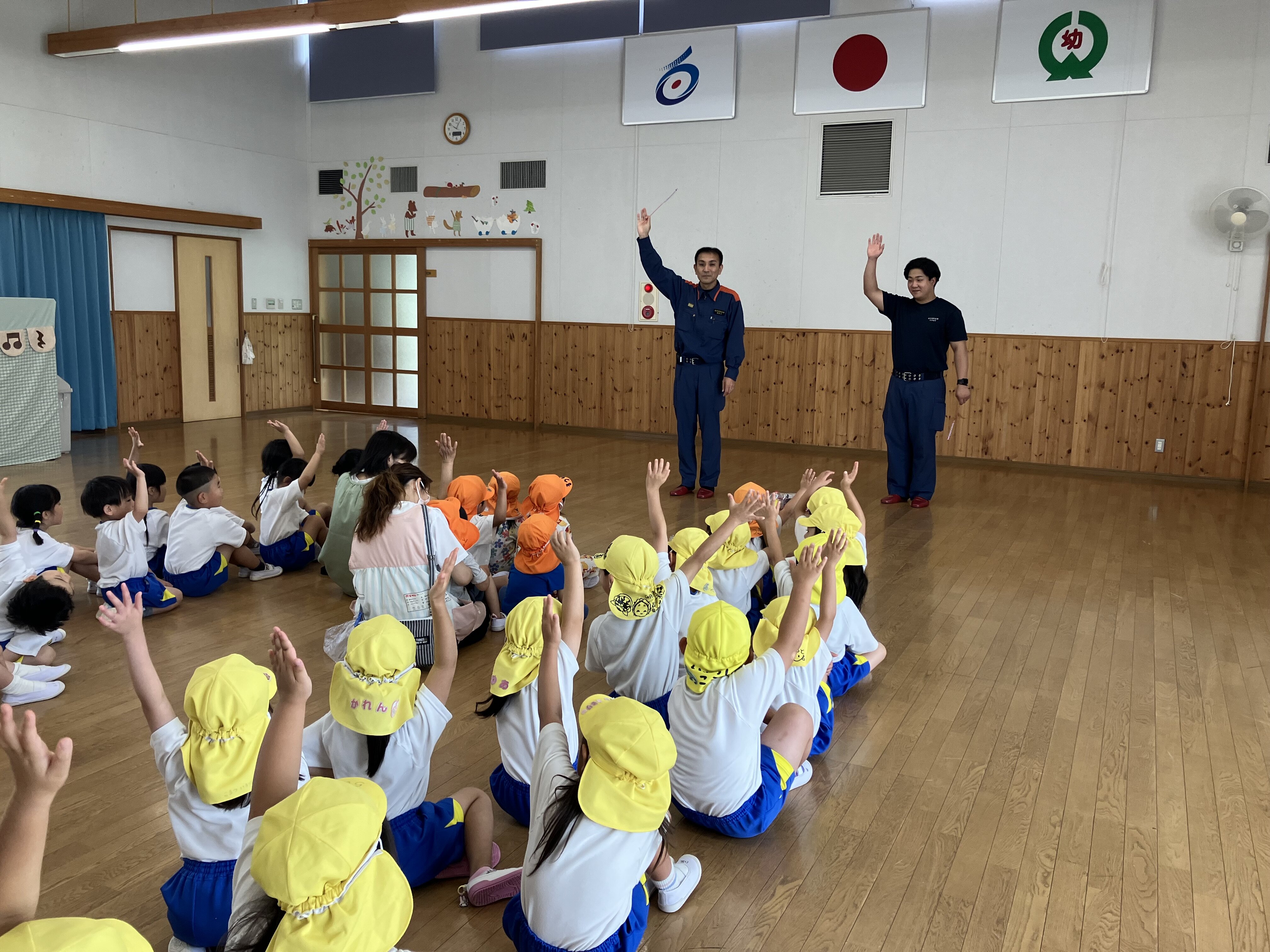 大信幼稚園　花火指導！！！