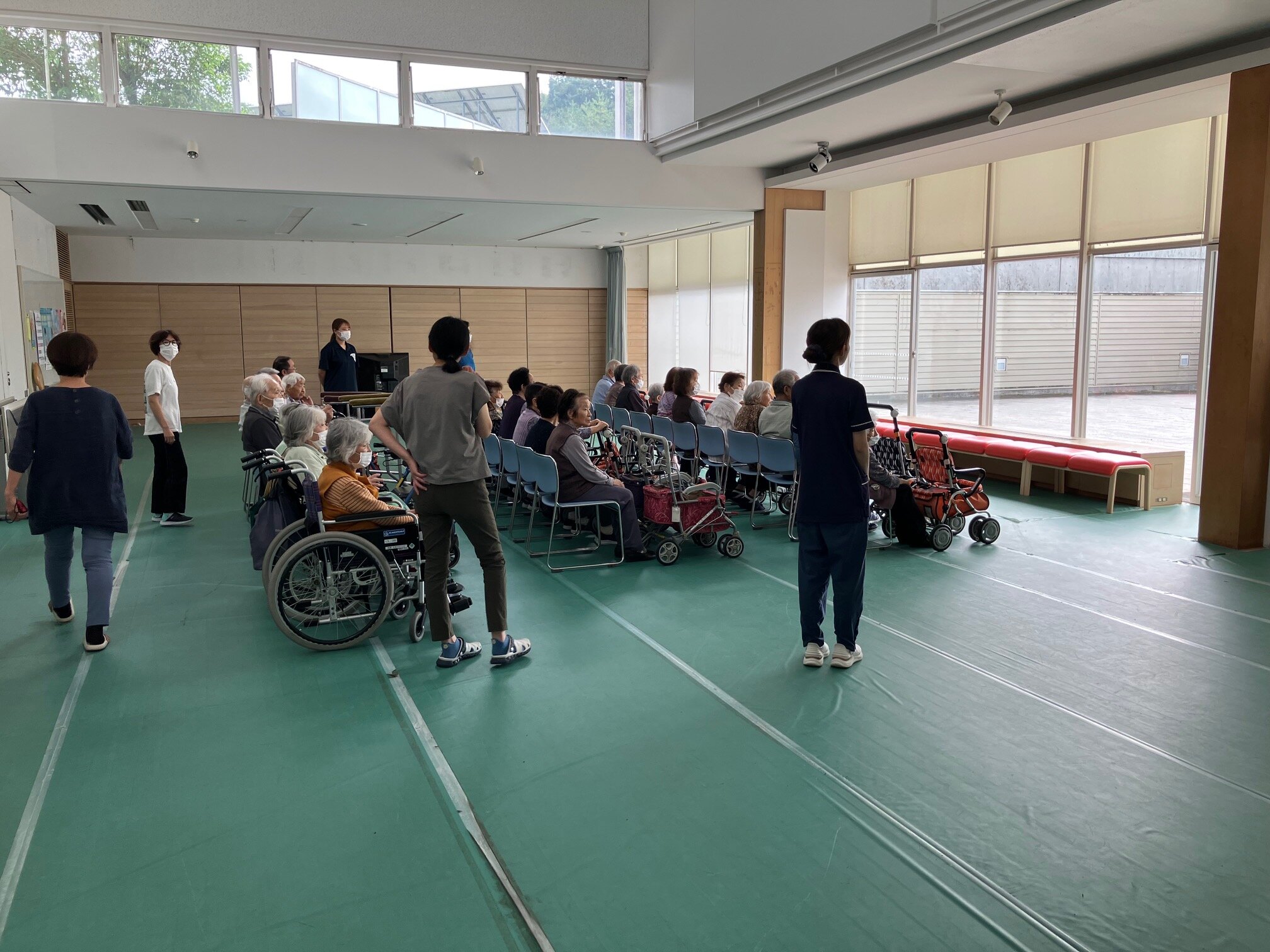 白河市東デイサービスセンター　避難訓練