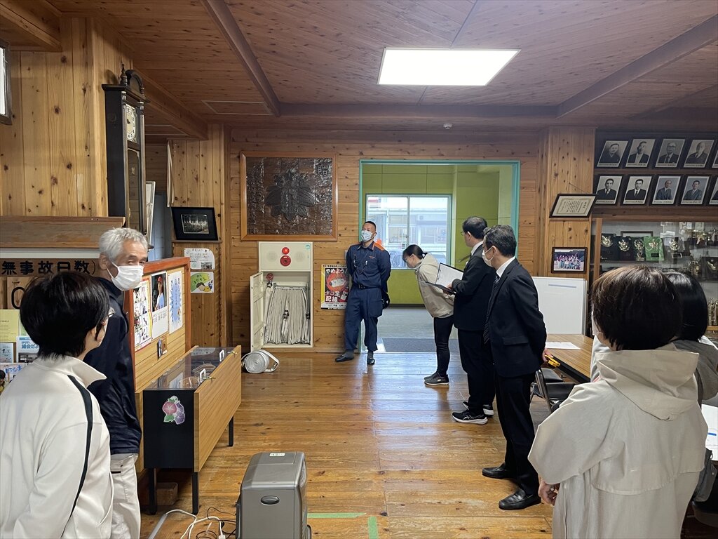 教職員を対象とした屋内消火栓設備取扱説明を実施しました